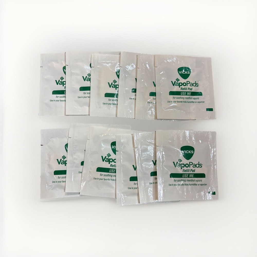 Vicks VapoPads Refill 12 Nights Comfort 8 Hours Soothing Menthol Scent VSP-19FP